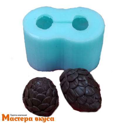 Молд силиконовый  3D ШИШЕЧКИ 2в1, изд 2,9*2,7*3,7 см и 2,7*2,6*3,4 см (шоколад~33гр) 