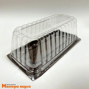 Контейнер прямоугольный,  200*90  h74 мм (комплект дно КОРИЧН/крышка), УК-225