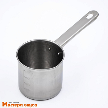 Ковш из нержавеющей стали 0,45 л, d-10 см