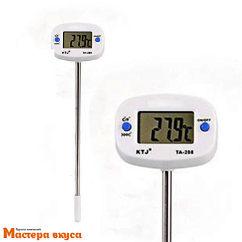 Термометр-игла (термощуп) с ЖК экраном (min -50C /max +300С)