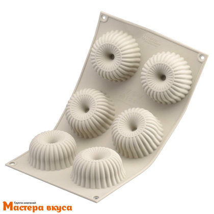 Форма силиконовая Silikomart RAGGIO MINI Мини Радиус серая, (Италия)