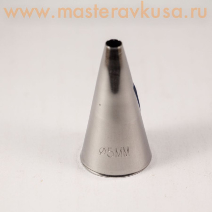 Насадка стальная РОВНАЯ ТРУБОЧКА,  d-5 мм,  (BT205) №801