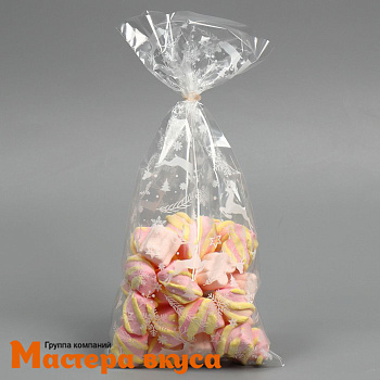 Пакет для сладостей 14*29,5 см,  "Олени"