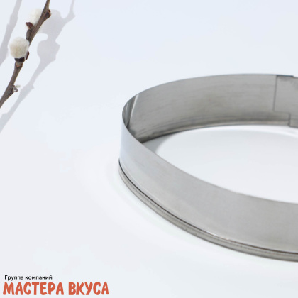 Вырубка металл  ЯЙЦО, 6,5*4,5 см