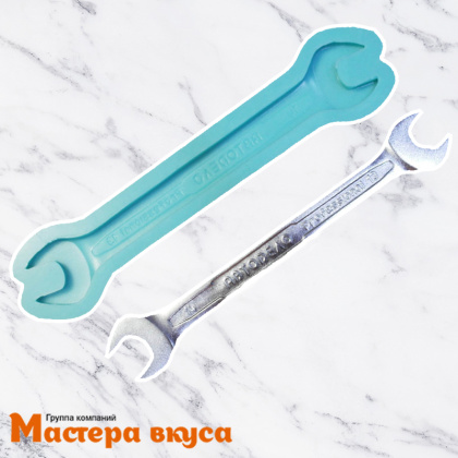 Молд силиконовый  2,5D РАЗВОДНОЙ КЛЮЧ, изд 19*h6 см (шоколад~21гр) 