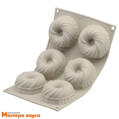 Форма силиконовая Silikomart INTRECCIO MINI Плетение мини серая, (Италия)