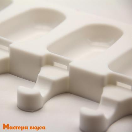 Форма для мороженого силиконовая (эскимо) МИНИ, (8 ячеек) 7*4 см