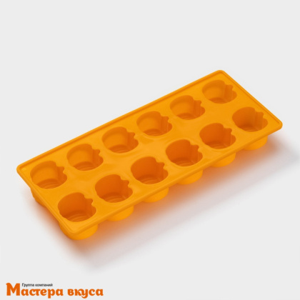 Форма для шоколада силиконовая  ТЫКОВКА, (12 ячеек) 23*9,5*2,4 см