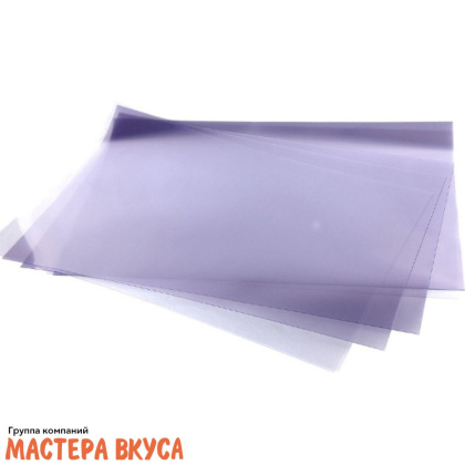 Лист ацетатный (гитарный) для шоколада, 20*30 см, 200 мкм 