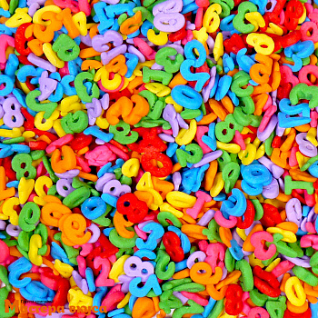 Посыпка 3D Цифры 7 мм, 50гр