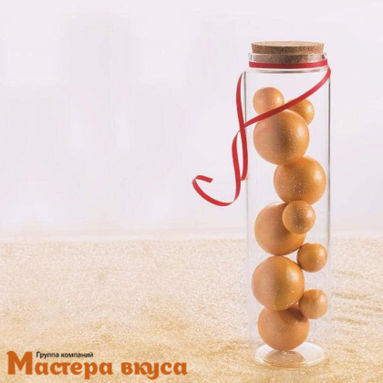 Набор форм для шоколада пластик ПОЛУСФЕРА, (4 формы d 90/75/65/50 мм), Martellato (Италия)