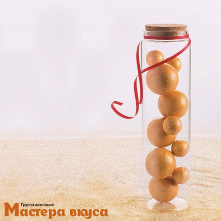 Набор форм для шоколада пластик ПОЛУСФЕРА, (4 формы d 90/75/65/50 мм), Martellato (Италия)