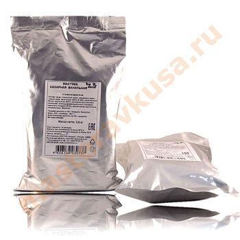 Мастика сахарная Top Decor, 600 гр, БЕЛАЯ "Цветочная"