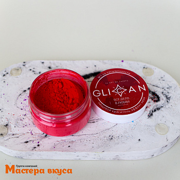Краситель пищевой жиро/водораств. НЕОНОВЫЙ КРАСНЫЙ "Все дело в любви", 10 гр GLICAN