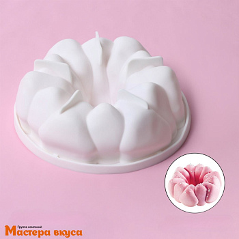 Форма силиконовая, для муссовых десертов ГРАНАТОВЫЙ БРАСЛЕТ, D~19,5см h~6,9см