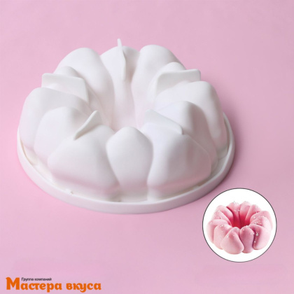 Форма силиконовая, для муссовых десертов ГРАНАТОВЫЙ БРАСЛЕТ, D~19,5см h~6,9см