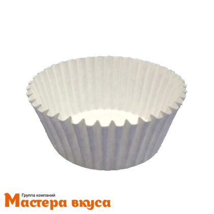 Капсула бумажная "Тарталетки" круглая 140 (белая), 55*43мм, (упак 1000 шт)