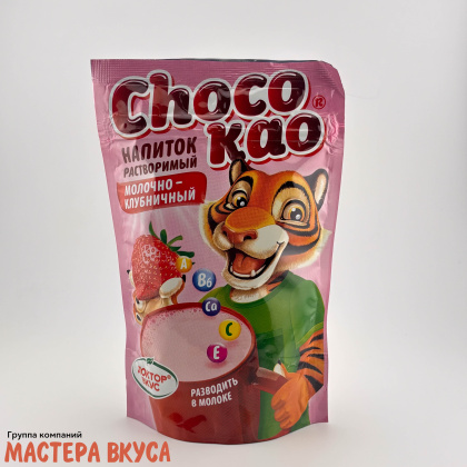 Напиток растворимый CHOCOKAO клубника с молоком, 200 г