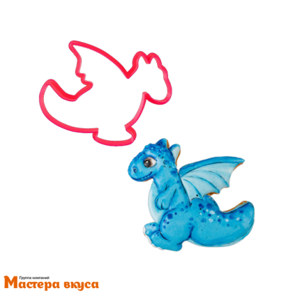 Вырубка пластик ДРАКОН №1, 10см 