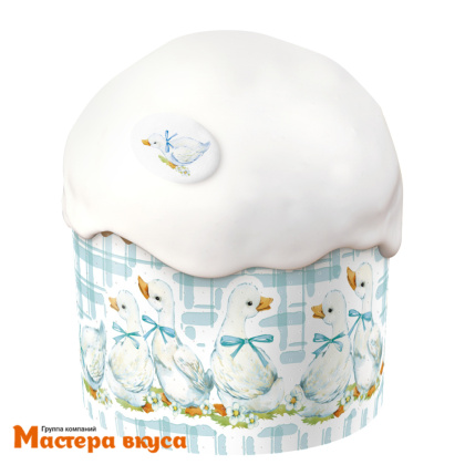 Форма бумажная для кулича (400г) d124*h90 мм УТЯТА