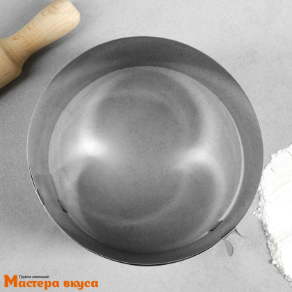 Форма раздвижная КОЛЬЦО, Н-12см, D~15-20см (нерж.сталь)