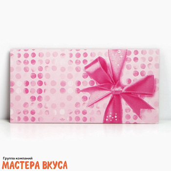 Конверт для денег "Розовый бант" 16,5*8 см