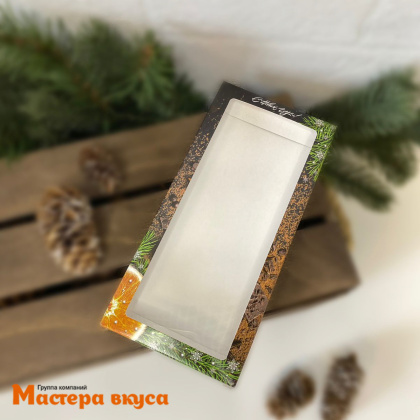 Упаковка для шоколадной плитки 171*80*14 мм  (С Новым годом! Шоколад)