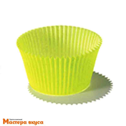 Капсула бумажная для конфет, d-3см h-1,8см, ЗЕЛЕНАЯ (САЛАТОВАЯ), (упак ~65-70шт)