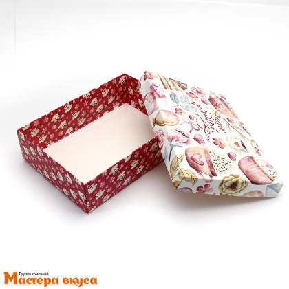 Упаковка для сладостей крышка/дно 210*150*57 мм  (Это лучший день, сладости)