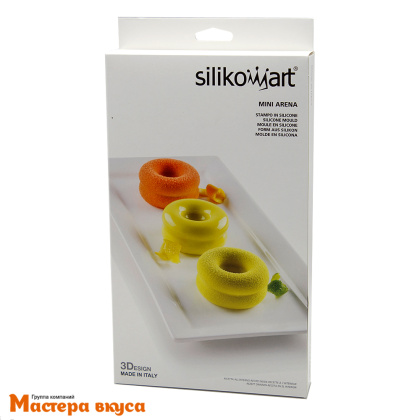 Форма силиконовая Silikomart ARENA MINI (Арена мини серая), Италия