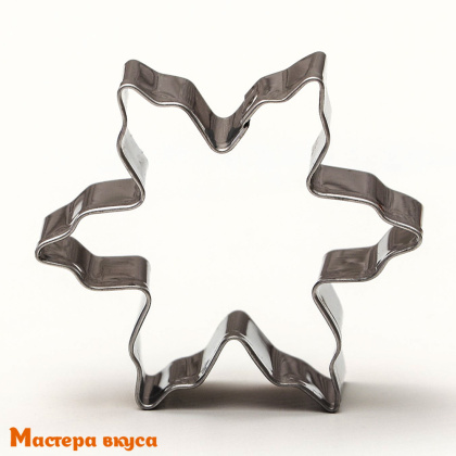 Набор вырубок металл  КОЛОКОЛЬЧИК, СНЕЖИНКА, max ~8*8,5 см, (набор 6 шт)