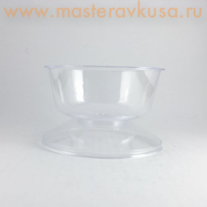 Креманка-стаканчик  с крышкой СТЕФАНИЯ, 200 мл, D10см h6,5см (пластик), Martellato (Италия)