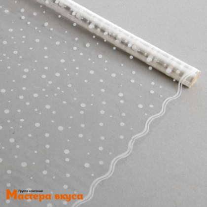 Пленка упаковочная прозрачная  70 см, 200гр, ~8м (Горох)