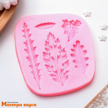 Молд силиконовый ГЕРБАРИЙ, 9,5*8*0,8 см