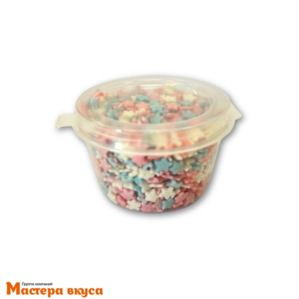 Посыпка ЗВЕЗДЫ разноцветные Ванильное небо, 25 гр