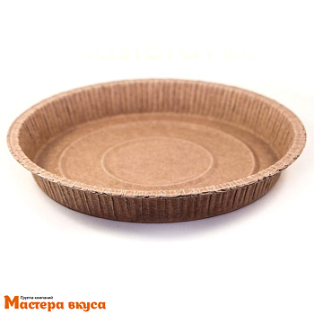 Форма бумажная ПАЙ d135 h20 мм, коричневая