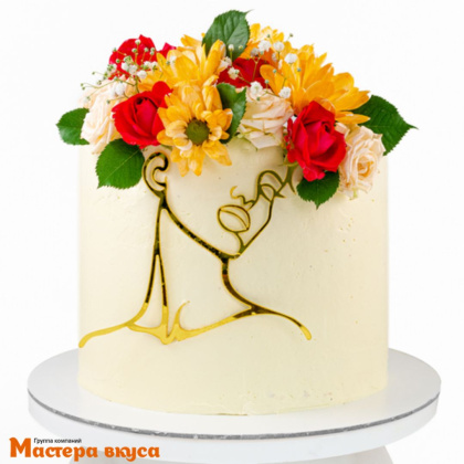 Зеркальное украшение КОНТУР ЛИЦА С ДЕКОЛЬТЕ, золото, ~13,2*14,8 см (без палочки)