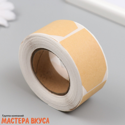 Набор наклеек "КРАФТ", d~2.5см, (рулон 300 шт)