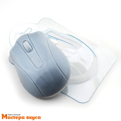 Форма для шоколада пластиковая МЫШКА КОМПЬЮТЕРНАЯ, 87*67*25 мм