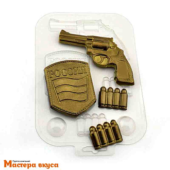 Форма для шоколада пластиковая НАБОР ВОЕННОГО