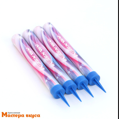 Фейерверк, холодный фонтан 10 см, радужное пламя, упак 4 шт 