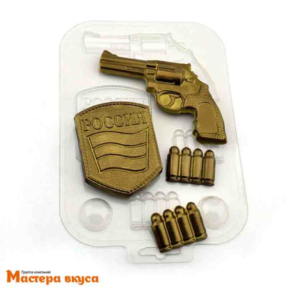 Форма для шоколада пластиковая НАБОР ВОЕННОГО