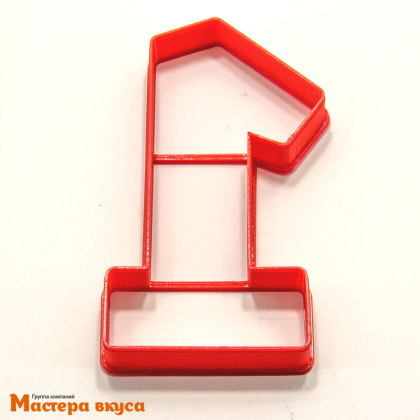 Вырубка пластик,  ЦИФРА - 1, 10.5 см