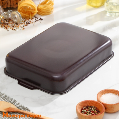 Форма для выпечки, "Пирог"  30*23см  h5,5см (3,6 л), (антипригарное покрытие) Promo 