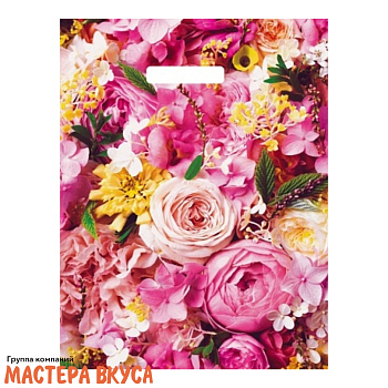 Пакет полиэтиленовый с вырубными ручками 310*400 мм, "Элизабет"