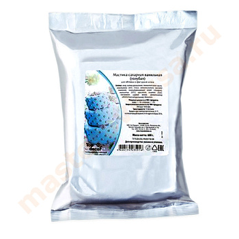 Мастика сахарная Top Decor, 600 гр, ГОЛУБАЯ