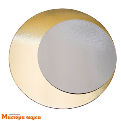 Подложка 0.8 мм, D200 мм золото/белый жемчуг 
