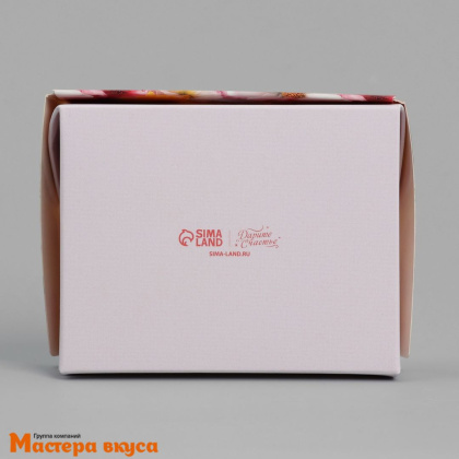 Упаковка для пряников и печенья с окном 100*80*35мм (Сладости) 