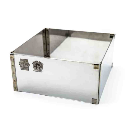 Форма раздвижная КВАДРАТ, Н- 9,5см, L~20-38см (нерж.сталь) ВЕНТСАР