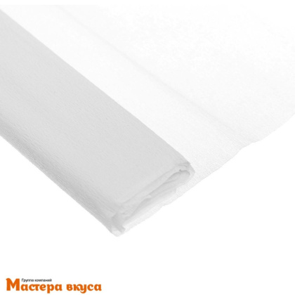 Бумага упаковочная гофрированная Белая, 32 гр, ш-50см, 2м